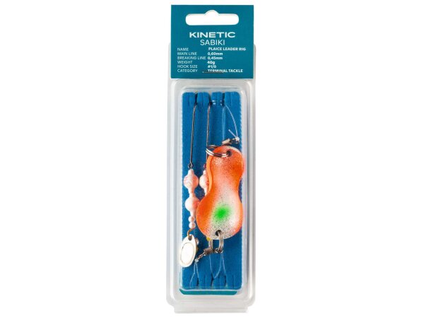 Kinetic Sabiki Plaice Leader 40g #1/0 Sunset