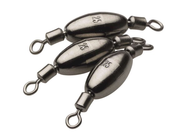 Kinetic Weighted Swivel 5g Black 3pcs