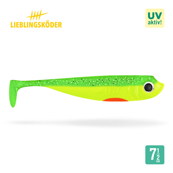 Lieblingsköder Gummifisch 7,5cm Green Lemon