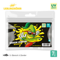 Lieblingsköder Gummifisch 7,5cm Green Lemon