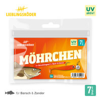 Lieblingsköder Gummifisch 7,5cm Möhrchen