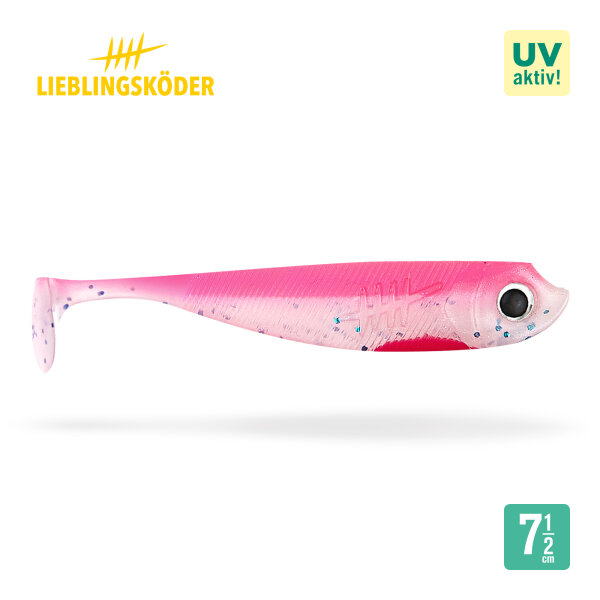 Lieblingsköder Gummifisch 7,5cm Pinky