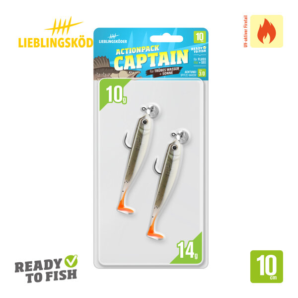 Lieblingsköder Actionpack 10cm Captain