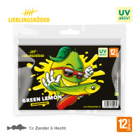 Lieblingsköder Gummifisch 12,5cm Green Lemon