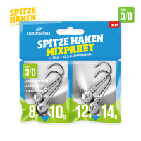 Lieblingsköder Spitze Haken Mixpaket 3/0 (8g - 14g)