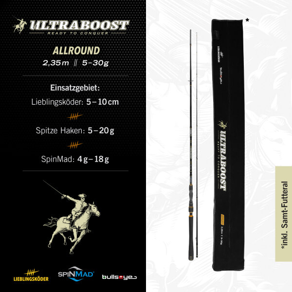 Lieblingsköder UltraBoost Rute Allround 2,35m (5-30g)