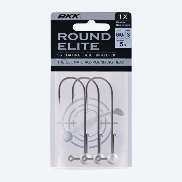 BKK Round Elite-Classic Bait Keeper - 10g 2/0# 3Stk.
