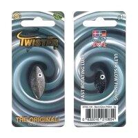 OG Lures OGP Twister - Durchlaufblinker 2g Black Glow Pellet