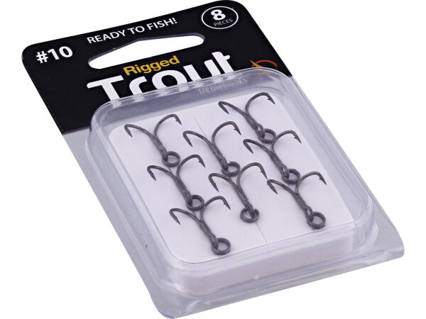 Rigged Trout - Treble hooks 8pcs RTH-010