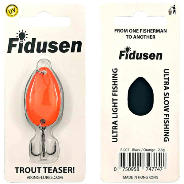 OG Lures Fidusen 2,8g  Black Orange