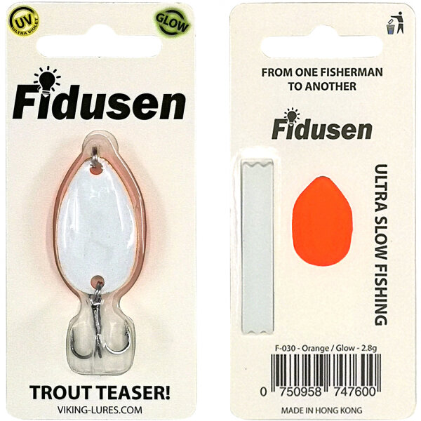OG Lures Fidusen 2,8g  Orange White (Glow)