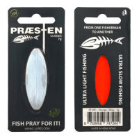 Praesten Classic Durchlaufblinker 7g  Orange White (Glow)