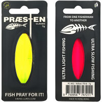 Praesten Classic Durchlaufblinker 7g  Yellow Pink
