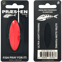 Praesten Classic Durchlaufblinker 7g  Black Red