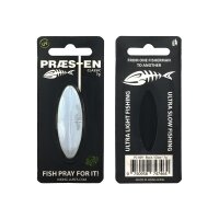 Praesten Classic Durchlaufblinker 7g  Black White (Glow)
