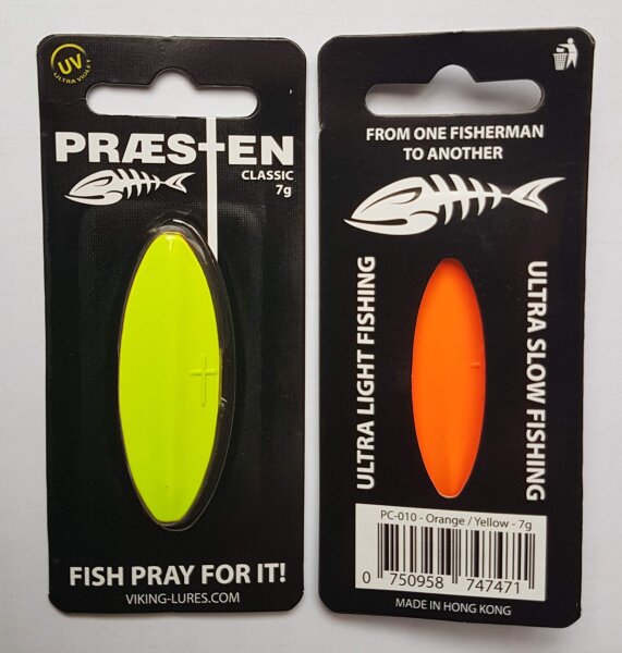 Praesten Classic Durchlaufblinker 7g  Orange Yellow