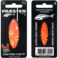 Praesten Classic Durchlaufblinker 7g  Orange Clown