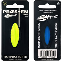 Praesten Mini Durchlaufblinker 3,5g  Blue Yellow
