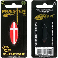 Praesten Mini Durchlaufblinker 3,5g  Red White (Glow)