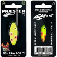 Praesten Mini Durchlaufblinker 3,5g  Yellow Clown