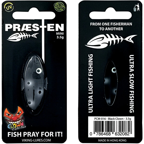 Praesten Mini Durchlaufblinker 3,5g  Black Clown