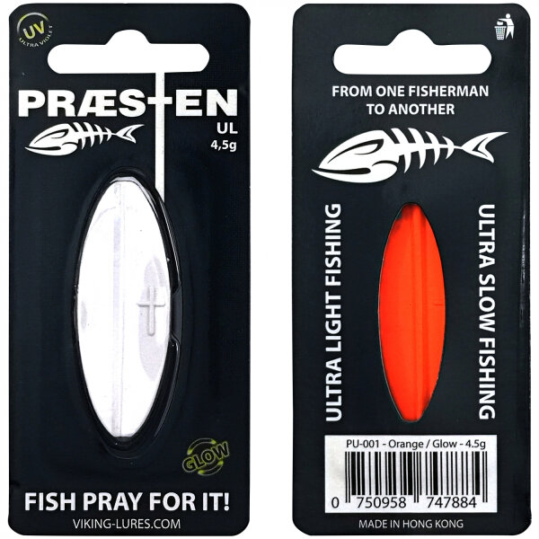 Praesten UL Durchlaufblinker 4,5g  Orange White (Glow)