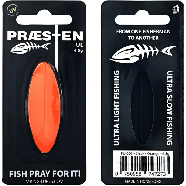 Praesten UL Durchlaufblinker 4,5g  Black Orange
