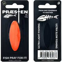 Praesten UL Durchlaufblinker 4,5g  Black Orange