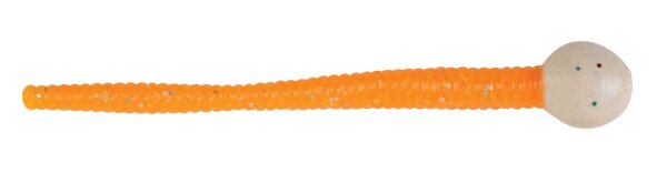 Berkley PowerBait Mice Tails 8cm, 13 Stück Glow/Orange Silver