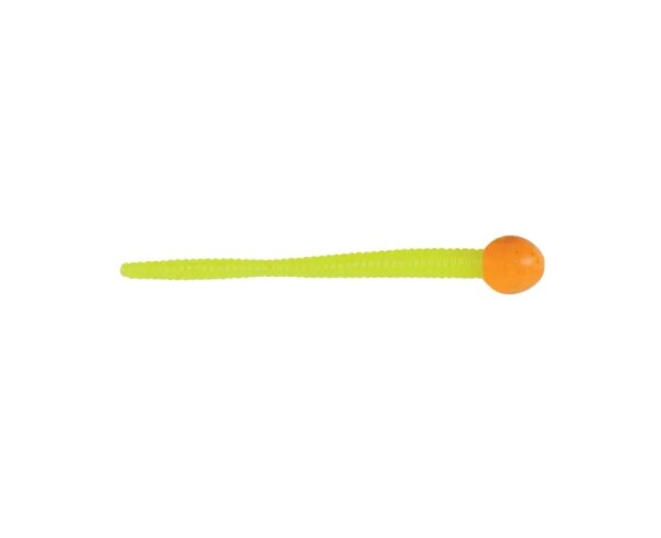 Berkley PowerBait Mice Tails 8cm, 13 Stück Orange Silver/Chartreuse