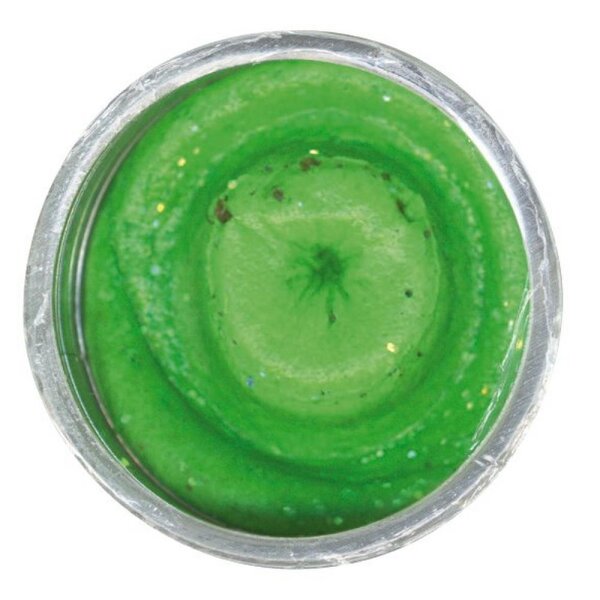 Berkley PowerBait Extra Scent Glitter Trout Bait Spring Green Plastic Free Glitter
