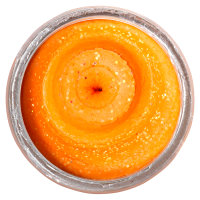 PowerBait Natural Glitter Trout Bait Garlic Fl. Orange